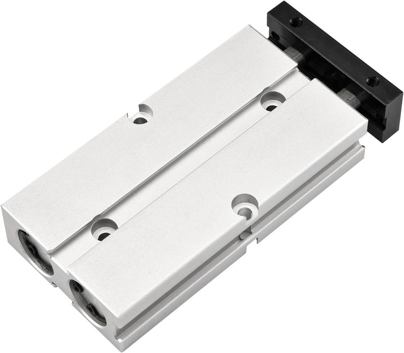 Heschen Pneumatic Air Cylinder, TN16-50(TDA16-50), Bore 16mm, Stroke 50mm, Double-Rod Double-Acting Aluminum Pneumatic Air Cylinder, with Magnet, Silver - Image 4